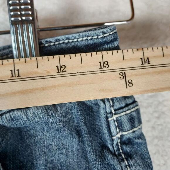 Miss Me Women’s Bermuda Jean Shorts Size 25 Medium Wash JP5724M2 Embellished - Picture 11 of 12